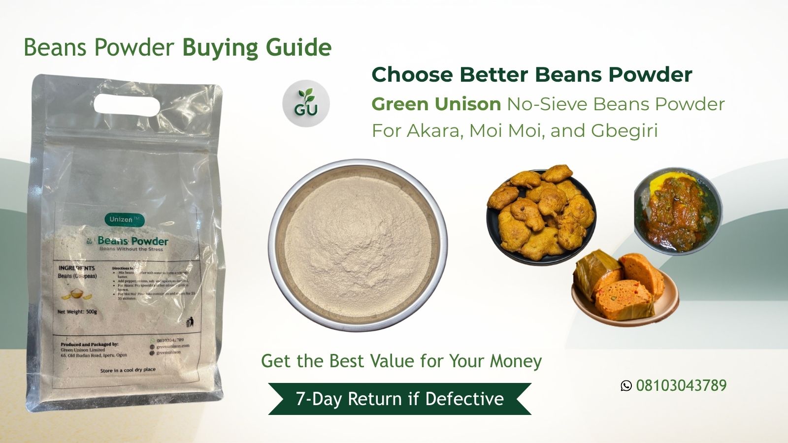 Beans Powder Buying Guide: What to Check Before Buying for Akara and Moi Moi