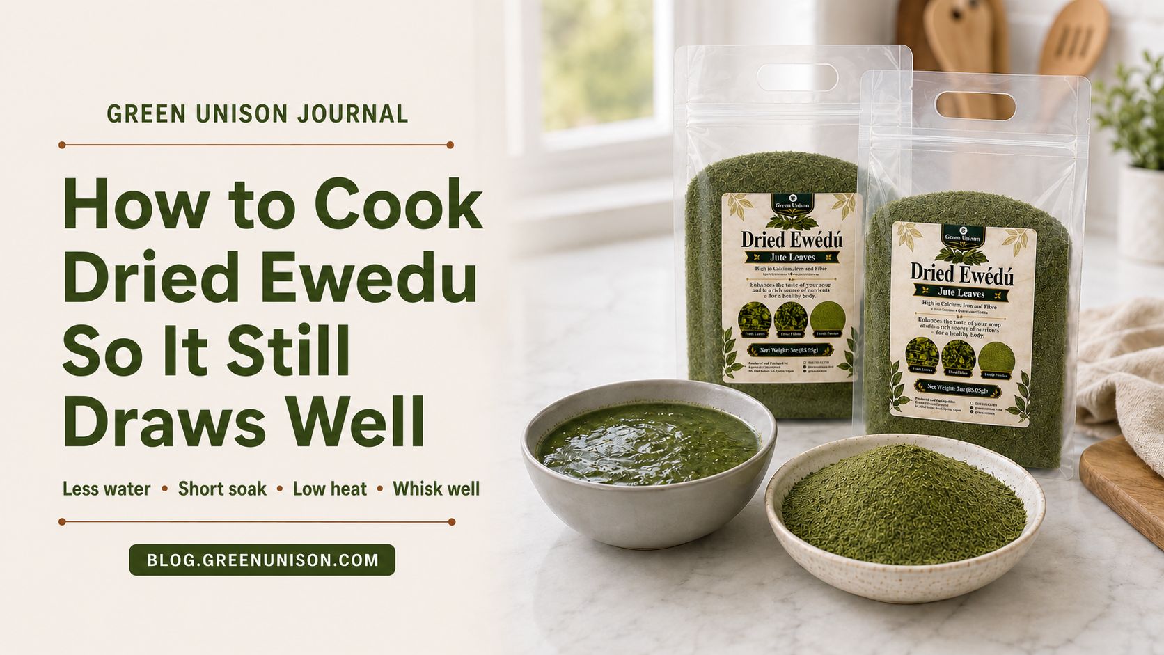 How to Cook Dried Ewedu So It Still Draws Well